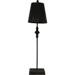 Černá stolní lampa s odřením Nikolaas – 20x75 cm + doprava zdarma