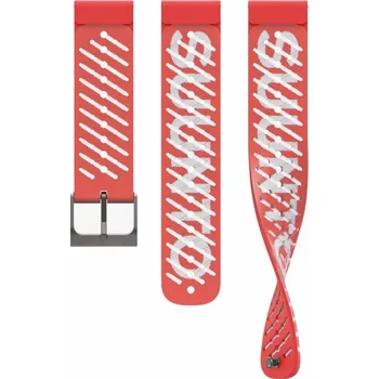 Řemínek na hodinky Silikonový řemínek Suunto 22mm (pro Suunto Athletic 5), červený, Quick Release, velikost S+M