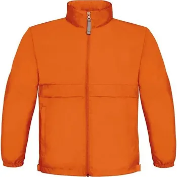 Chlapecká bunda Sirocco /kids větrovka bez podšívky dětská orange 9-11