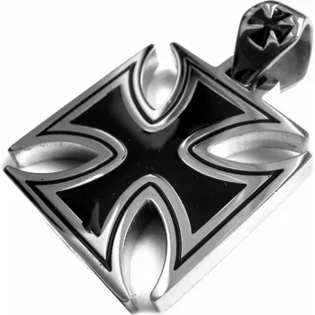 Přívěsek Steel Jewelry Přívěsek maltézský kříž z chirurgické oceli PR160303 dárkové balení zdarma