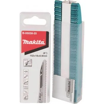 Pilový plátek 25x Pilový list BiM do pily ocasky na ocel a nerez Makita B-05038-25 - 152x17.5/7.5mm