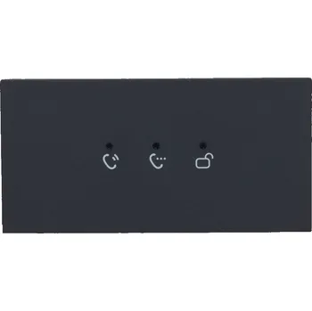 Bezpečnostní kamera DAHUA TECHNOLOGY Dahua VTO4202 modulární dveřní stanice informační LED diody IP65+IK07 černá barva