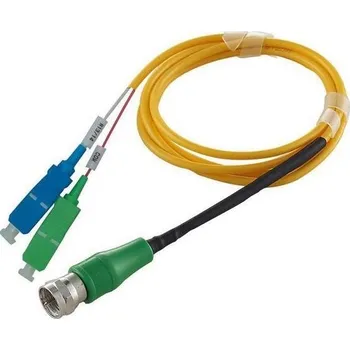 Síťový kabel XtendLan Pasivní optický CATV přijímač v kabelu, 40-1000MHz, SC/APC, F male, 1100-1600nm, WDM/GEPON, 65dBuV@0dBm