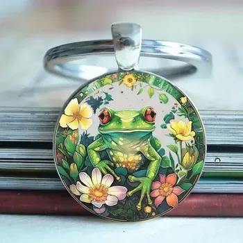 Přívěsek na klíče žába