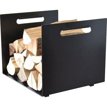 Krbové nářadí KOŠ ocelový NA DŘEVO krbový