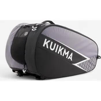 Sportovní taška KUIKMA Taška na padel Kuikma Elite izotermická 35 l KAŠTANOVÁ|ČERNÁ|ŠEDÁ