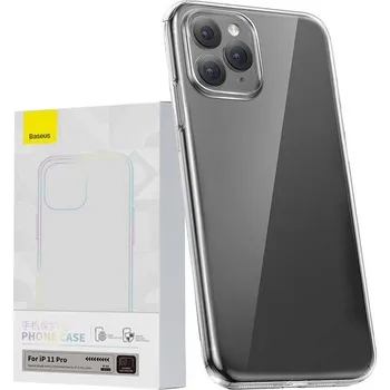 Pouzdro na mobilní telefon Průhledné pouzdro Baseus Simple pro iPhone 11 Pro