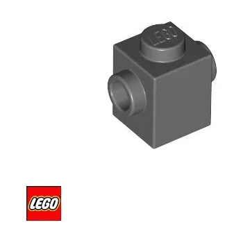 Stavebnice LEGO LEGO® Dílky LEGO Kostka 1x1 stady na protilehlých stranách / 47905 Barva: Tmavě-Šedá 47905