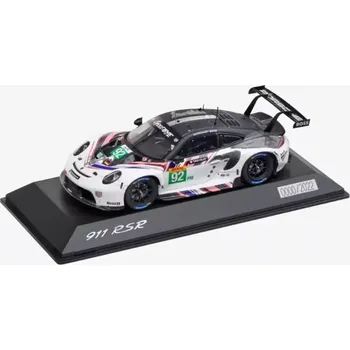 autíčko PORSCHE 911 RSR Goodbye #92 Ltd Model 1:43 startovní číslo 92 bílá (Sběratelský model, tlakově litý.)