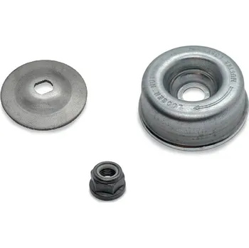 Unášecí kotouč + tlačný kotouč 70mm + matice M12 levý závit STIHL (40010074402) (Sada obsahuje: Otočný unášecí kotouč STIHL 41197133100, Tlačný kotouč STIHL 41167131601 70 mm, Samosvornou matici M12x1 levotočivou STIHL 41196427600)