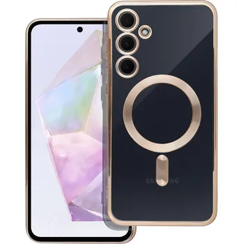 Pouzdro na mobilní telefon Electro MAG pouzdro / kryt s MagSafe / Samsung Galaxy A35 5G clear / silver