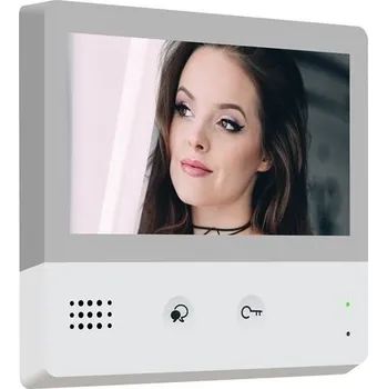 Monitor XtendLan Bytový monitor 2-drát D2 LCD 7" dotykový 1024x600 Quad PiP videopaměť CZ menu bílý WiFi SIP