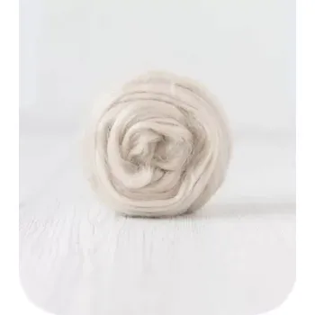 Ovčí rouno Viskóza na tvoření - Sand