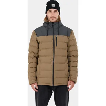 FUNDANGO Pánská prošívaná bunda Fundango Passat XL KAŠTANOVÁ|ČERNÁ