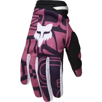 Moto rukavice Fox Youth Girls 180 Race Spec Gloves guava YXS
