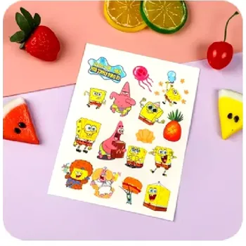 Odstranitelné tetování Dětské dočasné tetování - SPONGE BOB (D) (Značka: TAKARA TOMY)