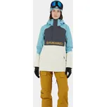 FUNDANGO Dámská lyžařská bunda Birch Eco Logo S MODRÁ|ŠEDÁ