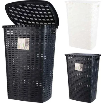 Koš na prádlo EXCELLENT HOUSEWARE Koš na prádlo plast 53 l bílá KO-Y54981000bila
