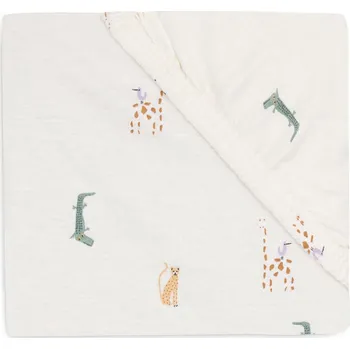 Prostěradlo Jollein Prostěradlo napínací 40/50 x 80/90 cm Jungle Jambo