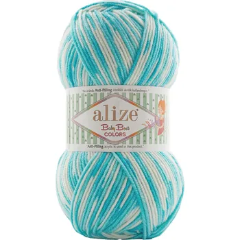 Alize Příze Baby best colors 8040 tyrkysová