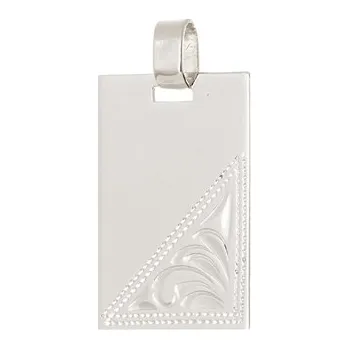 Přívěsek Stříbrný přívěšek destička STRZ1166F