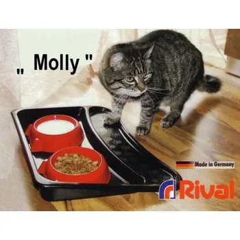 miska pro kočku Souprava misek s podnosem RIVAL Molly
