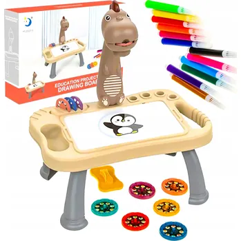 Magnetická kreslící tabulka Podsvícená tabule na psaní, stíratelná LEDprojektor 31 x 32 cm