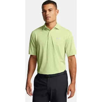 Pánské tričko Pánské polotričko Under Armour PLAYOFF velikost L retro green