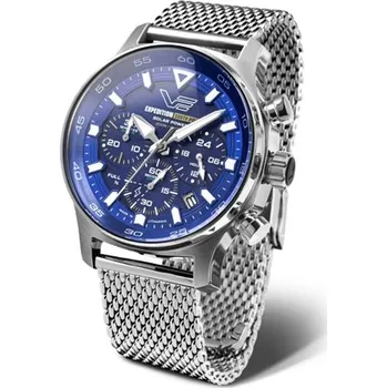 Hodinky Hodinky Vostok Expedition South Pole Solar Power Chronograf VR42-592A762B + Dárek zdarma