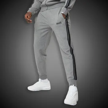 Pánské kalhoty Tepláky Lonsdale Stripe grey