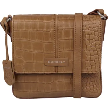 Kabelka Dámská crossbody kožená kabelka Burkely Fia - koňak