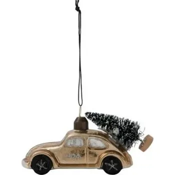 Vánoční ozdoba House Doctor Vánoční ozdoba autíčko zlaté