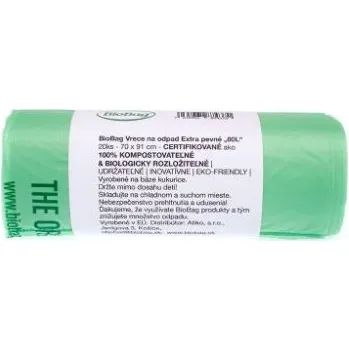 Pytle na odpadky Kompostovatelné pytle na odpad BioBag - 80 l - 20ks
