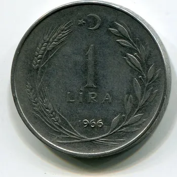 TURECKO. 1 lira 1966.