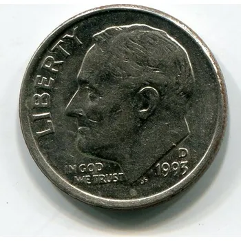 USA. 1 dime 1993/D. KM-195a