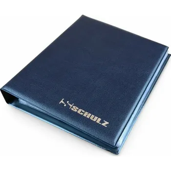 Obal pro sběratelský předmět Schulz Kapesní album s 2-kroužkovou mechanikou + 10 listů, modrá