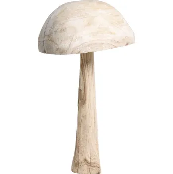 Přírodní dřevěná dekorace houba Mushroom - Ø 36*60 cm