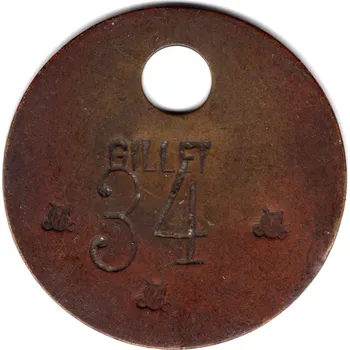 Poštovní známka FRANCIE. GILLET. Nástrojová známka?.