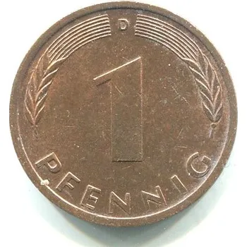 NĚMECKO. 1 Pfennig 1976/D