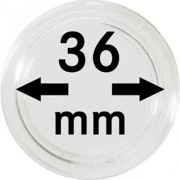 Obal pro sběratelský předmět Schulz Kapsle na mince s vnitřním průměrem 36 mm