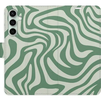 Pouzdro na mobilní telefon Flipové pouzdro iSaprio - Zebra Green 02 - Samsung Galaxy S23 FE