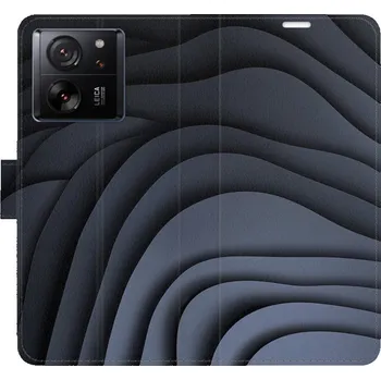Pouzdro na mobilní telefon Flipové pouzdro iSaprio - Dark Waves - Xiaomi 13T / 13T Pro