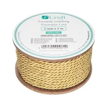 Set školních potřeb Sznurek bawełniany do makramy 2mmx10m beżowy