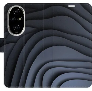 Pouzdro na mobilní telefon Flipové pouzdro iSaprio - Dark Waves - Honor 200 Pro