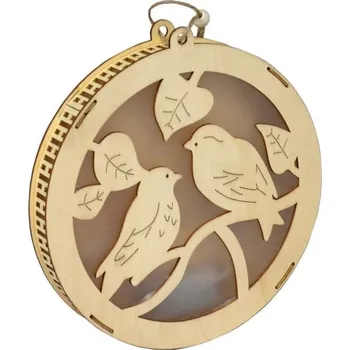 Závěs Dekorace na zavěšení ptáčci 21x3x21 cm