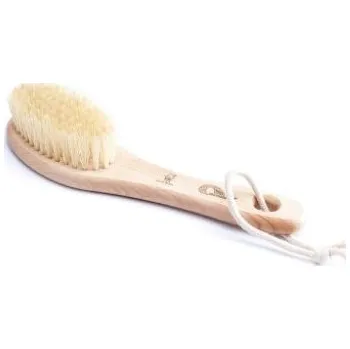 Koupelový kartáč Masážní kartáč oblý - s vlákny tampico