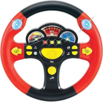 Hračka pro nejmenší MaDe Mluvící volant červený