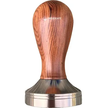 Káva Dřevěný tamper, 53mm, plochý, rosewood