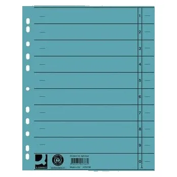 Archivační box Barevný rozlišovač Q-Connect A4, 100ks, modrý