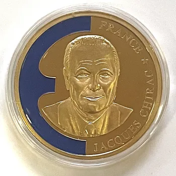 FRANCIE. Jacques Chirac. Europe 1998.
